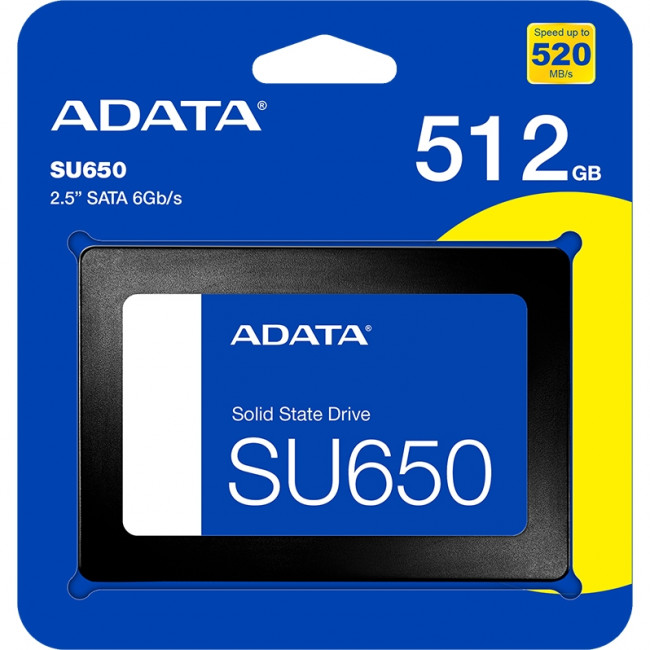 Твердотельный накопитель ADATA SSD Ultimate SU650 512GB (ASU650SS-512GT-B) Твердотельный накопитель ADATA SSD Ultimate SU650 512GB (ASU650SS-512GT-B)
