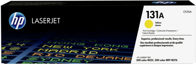 Тонер-картридж HP 131A Yellow Original LaserJet Print Cartridge (CF212A) — для бизнеса и офиса