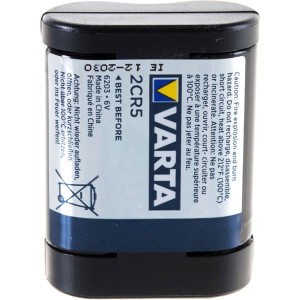 Батарейка Varta 2CR5 BL1 Lithium 6V (6203) (1/10/100) (1 шт.) Varta LITHIUM 2CR5 (06203301401)