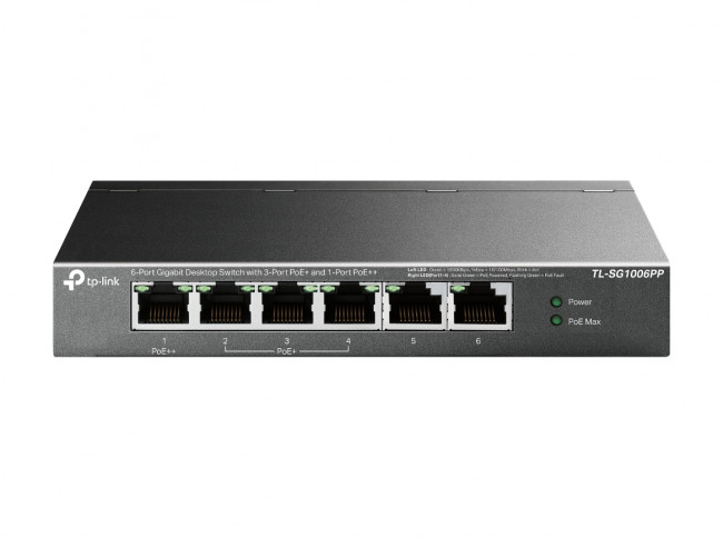 Коммутатор TP-Link TL-SG1006PP — для бизнеса и офиса