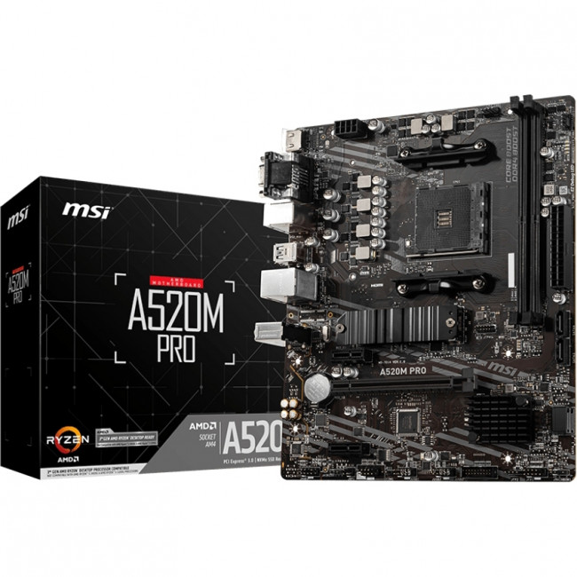 Материнская плата MSI A520M PRO Материнская плата MSI A520M PRO