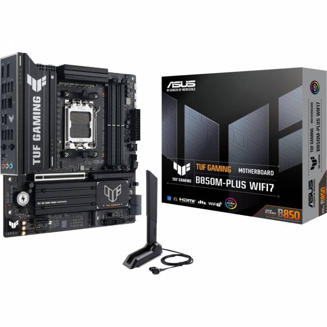 Материнская плата ASUS TUF GAMING B850M-PLUS WIFI7 (90MB1MU0-M0EAY0) — для бизнеса и офиса Материнская плата ASUS TUF GAMING B850M-PLUS WIFI7 (90MB1MU0-M0EAY0) — для бизнеса и офиса