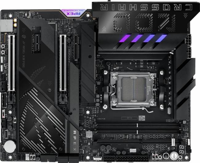 Материнская плата ASUS ROG CROSSHAIR X870E APEX — для бизнеса и офиса Материнская плата ASUS ROG CROSSHAIR X870E APEX — для бизнеса и офиса