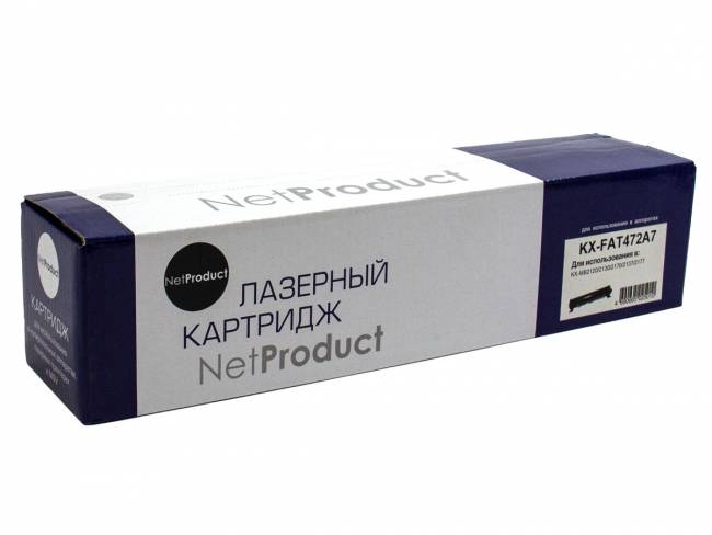 Тонер-картридж NetProduct (N-KX-FAT472A7) для Panasonic KX-MB2110/2130/2170, 2K — для бизнеса и офиса