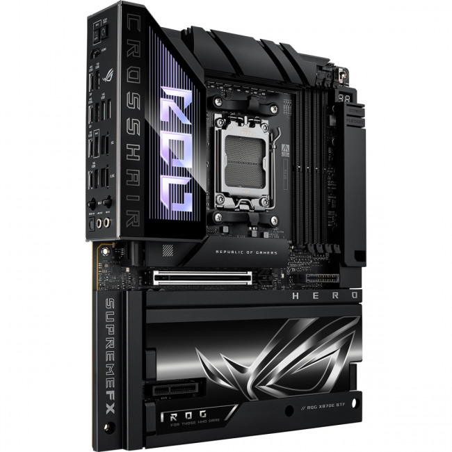 Материнская плата ASUS ROG CROSSHAIR X870E HERO BTF (90MB1MX0-M0EAY0) — для бизнеса и офиса Материнская плата ASUS ROG CROSSHAIR X870E HERO BTF (90MB1MX0-M0EAY0) — для бизнеса и офиса