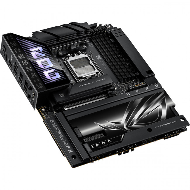Материнская плата ASUS ROG CROSSHAIR X870E HERO BTF (90MB1MX0-M0EAY0) — для бизнеса и офиса Материнская плата ASUS ROG CROSSHAIR X870E HERO BTF (90MB1MX0-M0EAY0) — для бизнеса и офиса