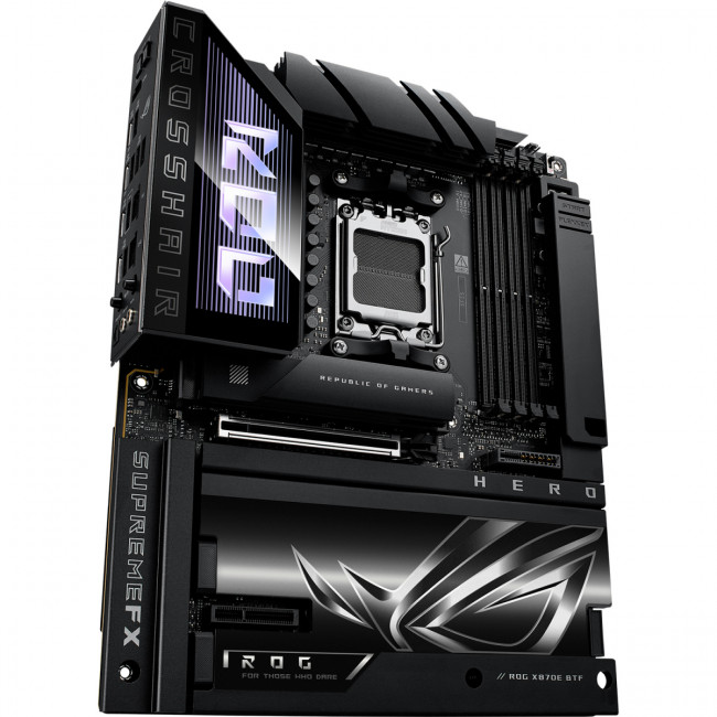 Материнская плата ASUS ROG CROSSHAIR X870E HERO BTF (90MB1MX0-M0EAY0) — для бизнеса и офиса Материнская плата ASUS ROG CROSSHAIR X870E HERO BTF (90MB1MX0-M0EAY0) — для бизнеса и офиса