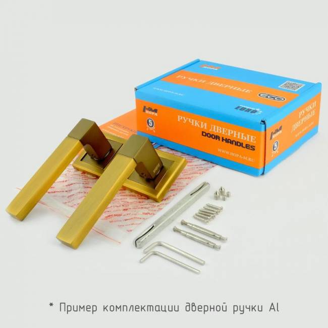 Ручка дверная 111 K Al хром — для бизнеса и офиса