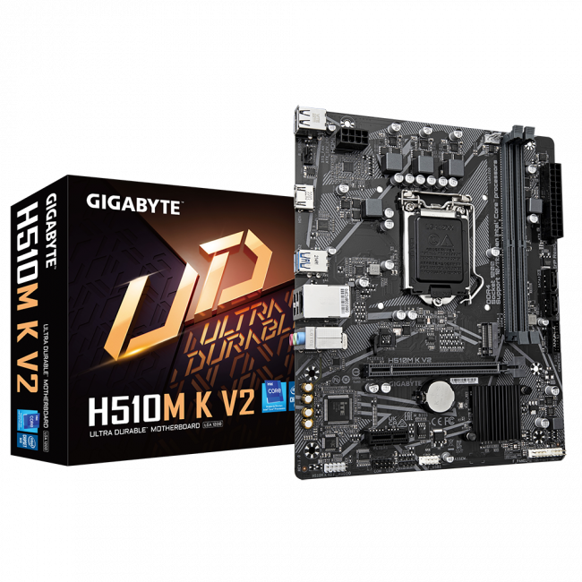 Материнская плата Gigabyte H510M K V2 — для бизнеса и офиса Материнская плата Gigabyte H510M K V2 — для бизнеса и офиса