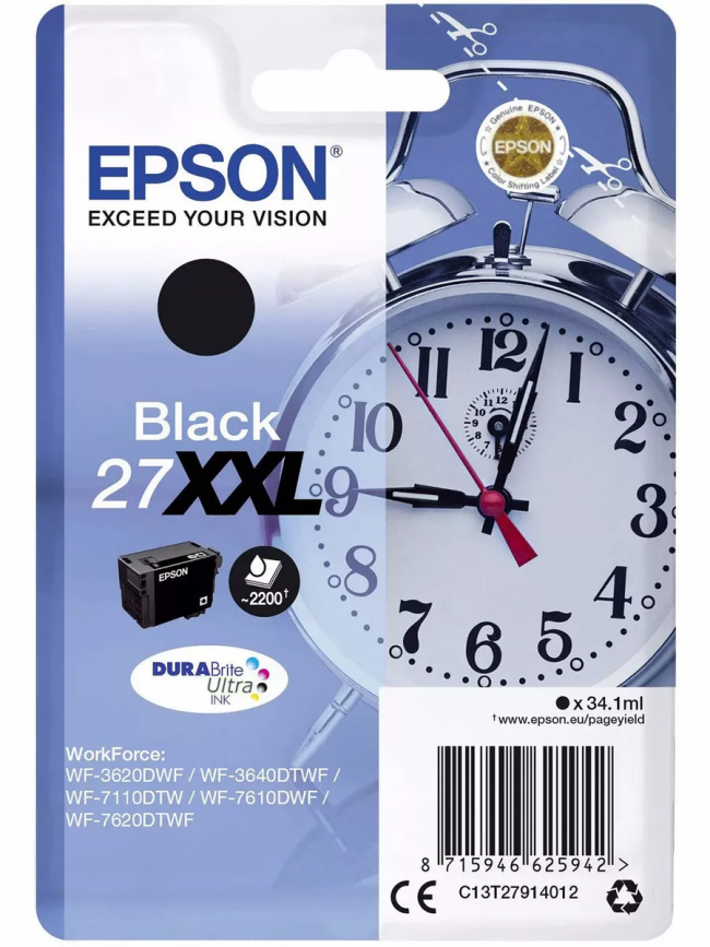 Картридж Epson C13T27914012 — для бизнеса и офиса Картридж Epson C13T27914012 — для бизнеса и офиса
