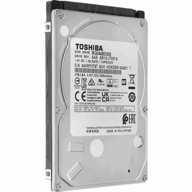 Жесткий диск Toshiba MQ04ABD200R — для бизнеса и офиса