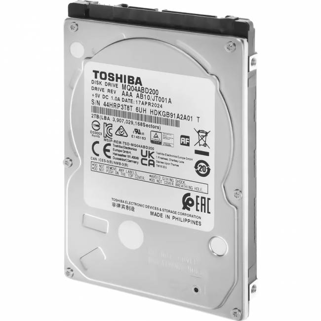 Жесткий диск Toshiba MQ04ABD200R — для бизнеса и офиса