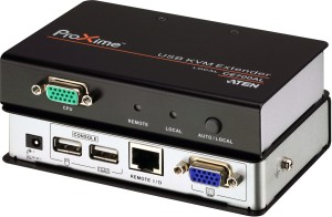 Удлинитель консоли USB (клав.+мышь+мон.) на 150м ATEN CE700A