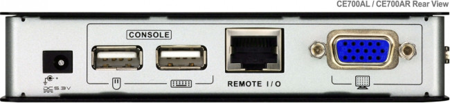 Удлинитель консоли USB (клав.+мышь+мон.) на 150м ATEN CE700A
