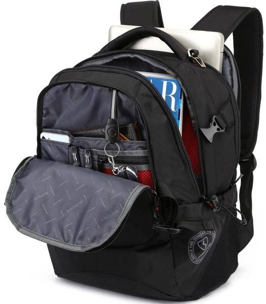 Рюкзак для ноутбука 17.3" Sumdex PJN-307BK — для бизнеса и офиса