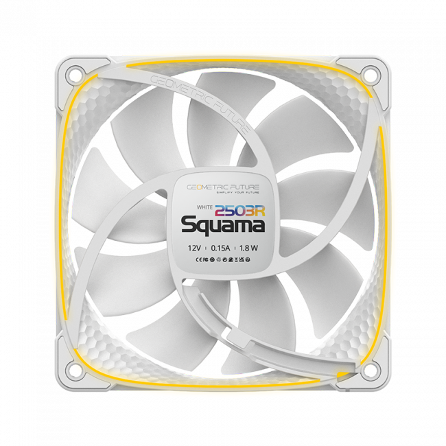 Вентилятор корпусный Geometric Future 2503RW-12 White — для бизнеса и офиса