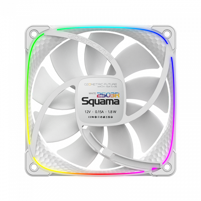 Вентилятор корпусный Geometric Future 2503RW-12 White — для бизнеса и офиса