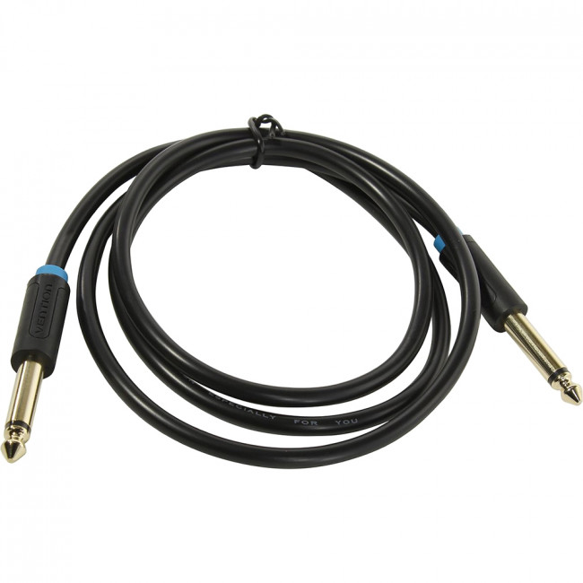 Кабель Vention аудио Jack 6,35 mm M/6.35 M - 1.5 м Кабель Vention jack 6.35 mm(m)/jack 6.35 mm(m) - 1.5 м (BAABG)