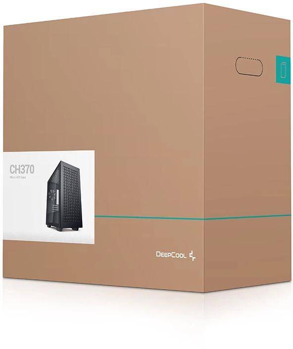 Корпус Deepcool CH370 BLACK — для бизнеса и офиса