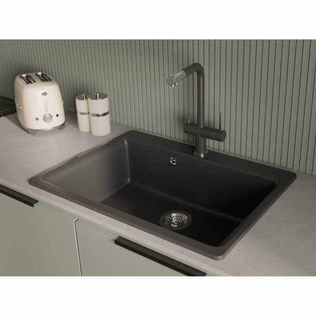 Смеситель RIVELATO Rivelato 1523513 antracite cromo — для бизнеса и офиса Смеситель RIVELATO Rivelato 1523513 antracite cromo — для бизнеса и офиса