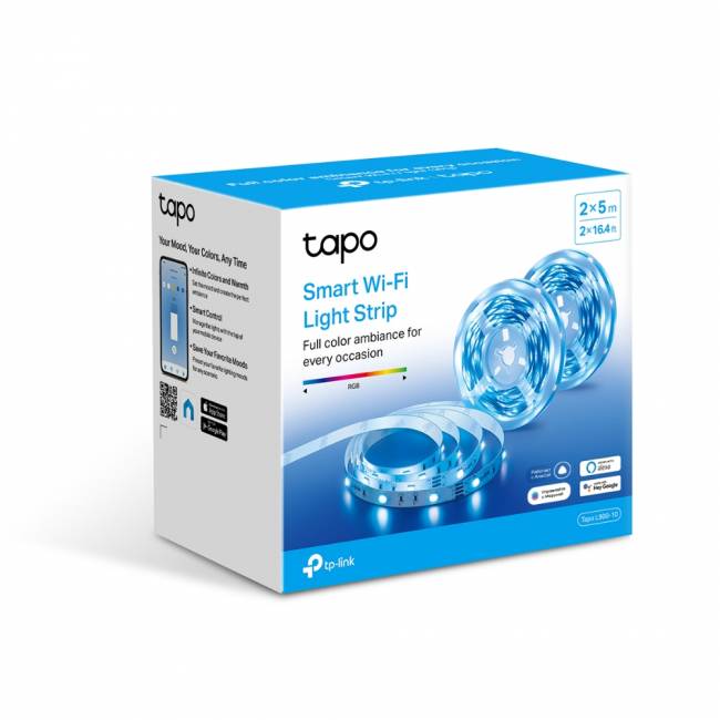 Умная светодиодная Wi-Fi лента TP-Link Tapo L900-10 — для бизнеса и офиса Умная светодиодная Wi-Fi лента TP-Link Tapo L900-10 — для бизнеса и офиса