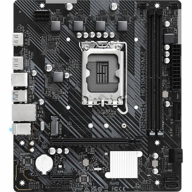 Материнская плата ASRock H610M-H2/M.2 — для бизнеса и офиса Материнская плата ASRock H610M-H2/M.2 — для бизнеса и офиса