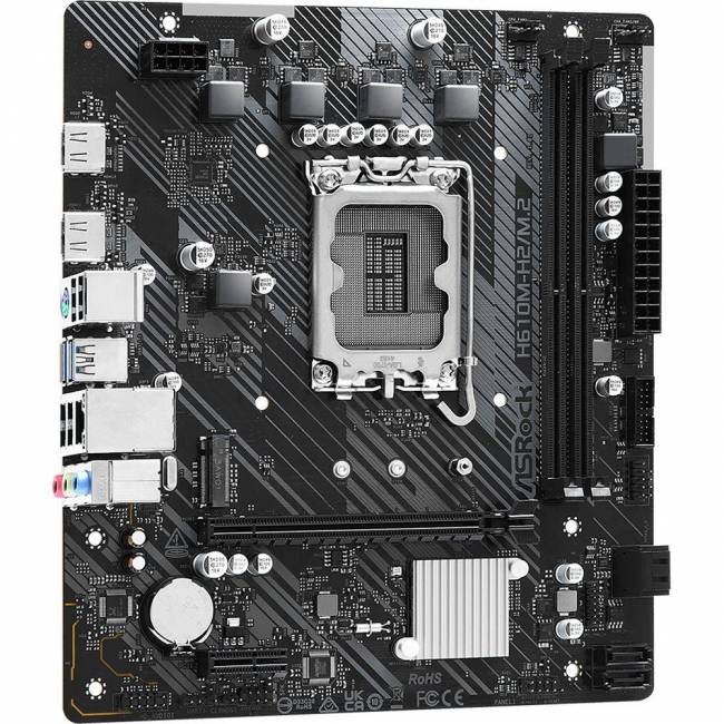 Материнская плата ASRock H610M-H2/M.2 — для бизнеса и офиса Материнская плата ASRock H610M-H2/M.2 — для бизнеса и офиса