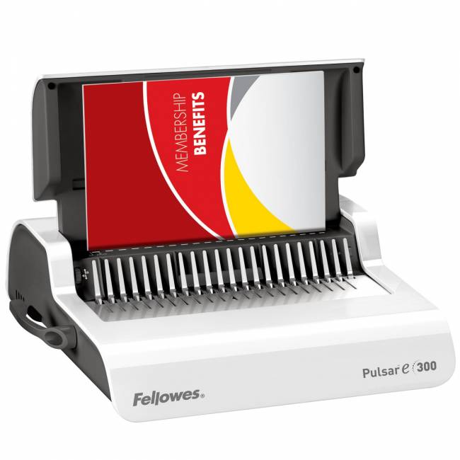 Переплетчик Fellowes PULSAR-E на пл. пружину с эл. перфорацией, сшивает до 300 лст., перф. 20 лст. Fellowes FS-56207 — для бизнеса и офиса Переплетчик Fellowes PULSAR-E на пл. пружину с эл. перфорацией, сшивает до 300 лст., перф. 20 лст. Fellowes FS-56207 — для бизнеса и офиса
