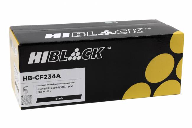 Драм-юнит Hi-Black (HB-CF234A) для HP LaserJet Ultra M106/MFP M134, 9,2K (без тубы) — для бизнеса и офиса