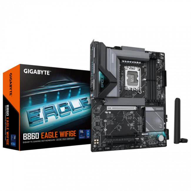 Материнская плата GIGABYTE B860 EAGLE WIFI6E — для бизнеса и офиса Материнская плата GIGABYTE B860 EAGLE WIFI6E — для бизнеса и офиса