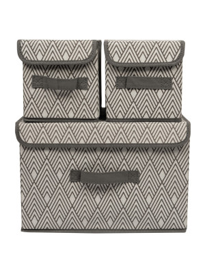 Короб для хранения Набор коробов для хранения Geometry (3 шт.)