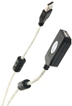 Кабель-адаптер USB2.0-repeater, удлинительный активный <Am-->Af> 20м Aopen<ACU823-20M> VCOM USB 2.0 Type-AM - USB 2.0 Type-AF 20м Кабель-адаптер USB2.0-repeater, удлинительный активный <Am-->Af> 20м Aopen<ACU823-20M> VCOM USB 2.0 Type-AM - USB 2.0 Type-AF 20м