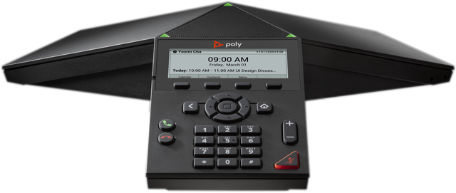 Терминал аудиоконференцсвязи Poly Trio 8300 — для бизнеса и офиса