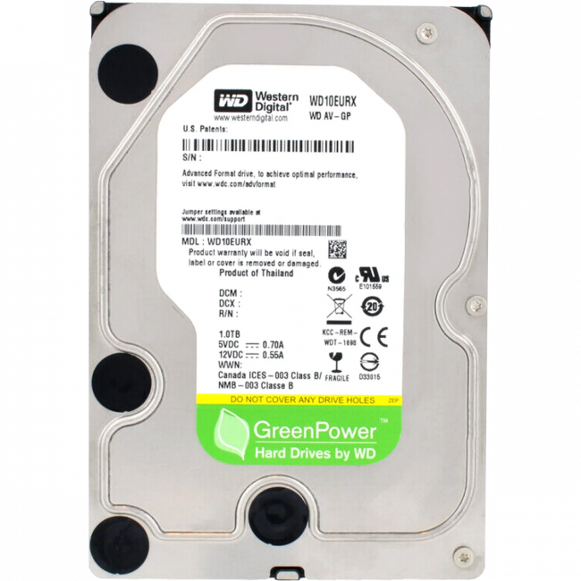Жесткий диск WD WD10EURX-63UY4Y0 — для бизнеса и офиса Жесткий диск WD WD10EURX-63UY4Y0 — для бизнеса и офиса