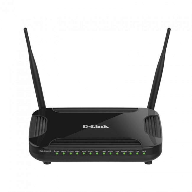 Шлюз VoIP D-Link DVG-N5402G/2S1U1L/A1A — для бизнеса и офиса