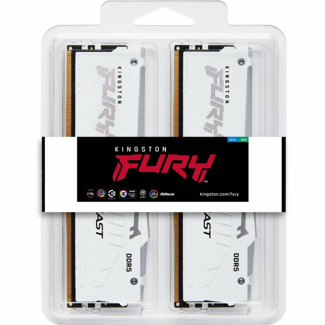 Память оперативная Kingston FURY Beast KF556C40BWAK4-64 — для бизнеса и офиса Память оперативная Kingston FURY Beast KF556C40BWAK4-64 — для бизнеса и офиса