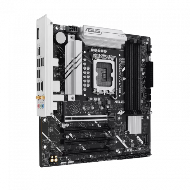 Материнская плата ASUS B860M MAX GAMING AX (90MB1JZ0-M0EAY0) — для бизнеса и офиса Материнская плата ASUS B860M MAX GAMING AX (90MB1JZ0-M0EAY0) — для бизнеса и офиса
