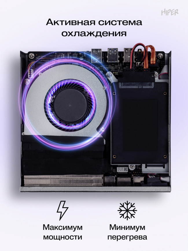 Мини ПК Hiper FT20-i5144R16N5R6BWP — для бизнеса и офиса Мини ПК Hiper FT20-i5144R16N5R6BWP — для бизнеса и офиса