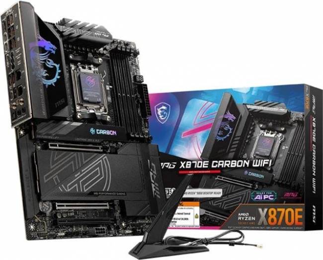 Материнская плата MSI MPG X870E CARBON WIFI — для бизнеса и офиса