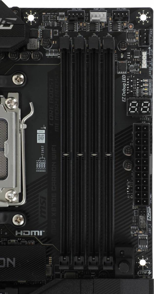 Материнская плата MSI MPG X870E CARBON WIFI — для бизнеса и офиса