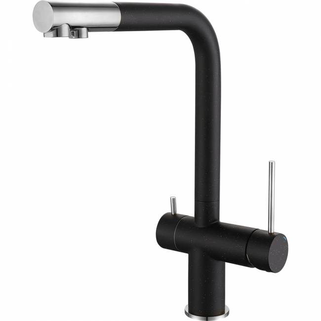 Смеситель RIVELATO Rivelato 1523513 nero cromo — для бизнеса и офиса Смеситель RIVELATO Rivelato 1523513 nero cromo — для бизнеса и офиса