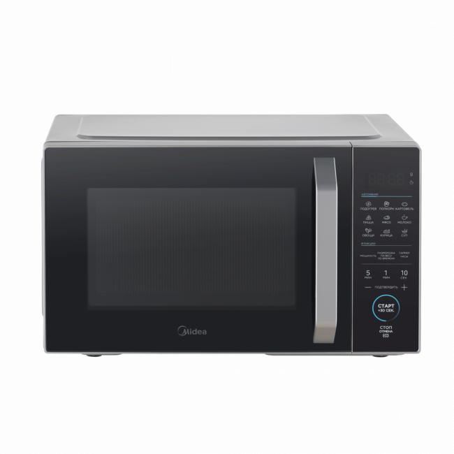 Микроволновая печь MIDEA MIDEA EM825P2ET-S — для бизнеса и офиса Микроволновая печь MIDEA MIDEA EM825P2ET-S — для бизнеса и офиса