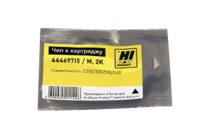 Чип Hi-Black к картриджу Oki C310/330/510/530 (44469715), M, 2K