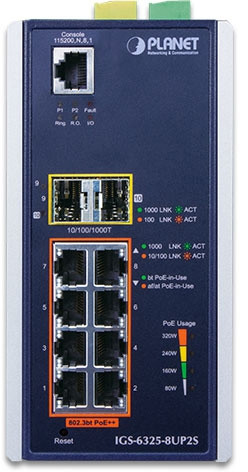 коммутатор Коммутатор PLANET IGS-6325-8UP2S