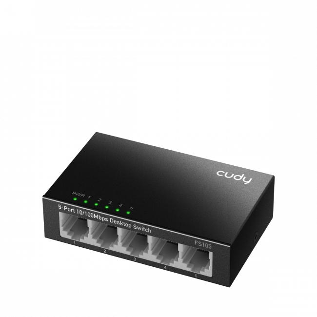 Коммутатор Cudy FS105 — для бизнеса и офиса