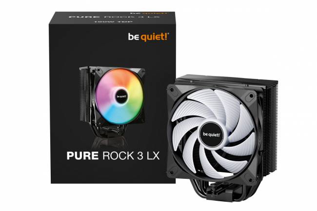 Кулер для процессора be quiet! PURE ROCK 3 LX Black — для бизнеса и офиса Кулер для процессора be quiet! PURE ROCK 3 LX Black — для бизнеса и офиса