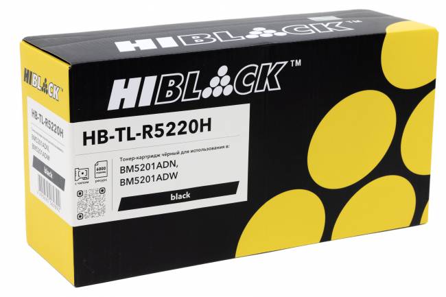 Тонер-картридж Hi-Black (HB-TL-R5220H) для Pantum BM5201ADN/BM5201ADW, 6K — для бизнеса и офиса