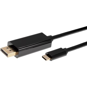 Кабель-адаптер USB 3.1 Type-Cm --> DP(m) 4K@60Hz, 1,8m iOpen (Aopen/Qust) <ACU422C-1.8M> Кабель-переходник AOpen/Qust USB 3.1 Type C M/DisplayPort M (ACU422C-1.8M)