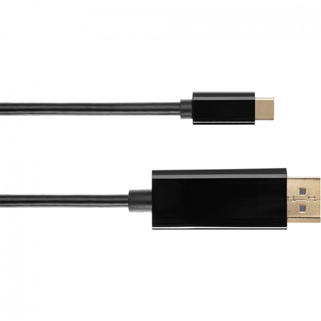 Кабель-адаптер USB 3.1 Type-Cm --> DP(m) 4K@60Hz, 1,8m iOpen (Aopen/Qust) <ACU422C-1.8M> Кабель-переходник AOpen/Qust USB 3.1 Type C M/DisplayPort M (ACU422C-1.8M)