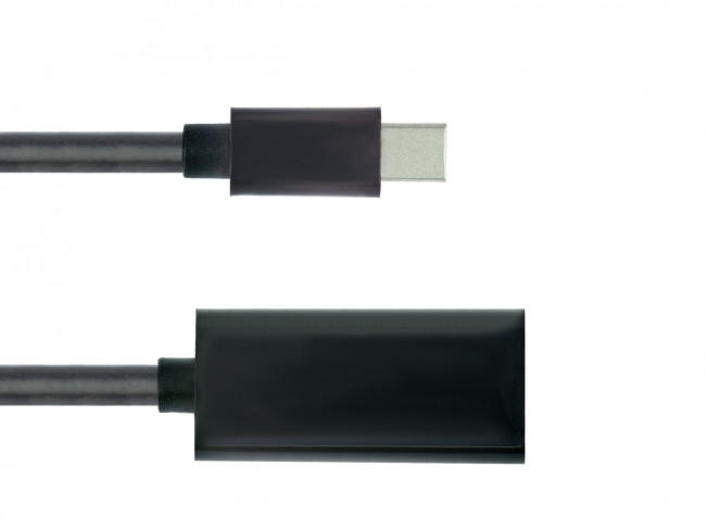 Greenconnect Адаптер-переходник Apple mini DisplayPort 20M > HDMI 19F, черный, GCR-50930 Greenconnect Mini DisplayPort (m) - HDMI (f) — для бизнеса и офиса